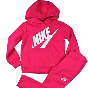 Nike Toddler Girl 2 Piece Front Pocket Hoodie Pant